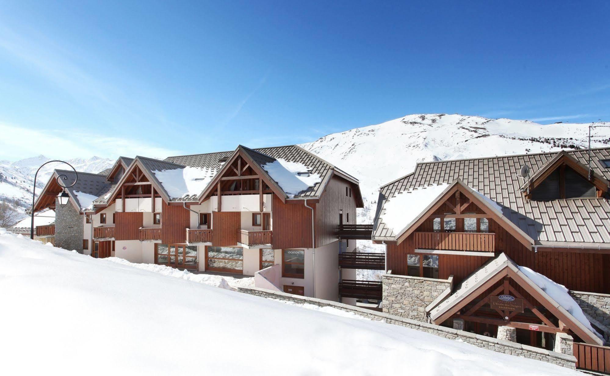 Residence Odalys L'Ecrin Des Neiges Valmeinier Eksteriør bilde